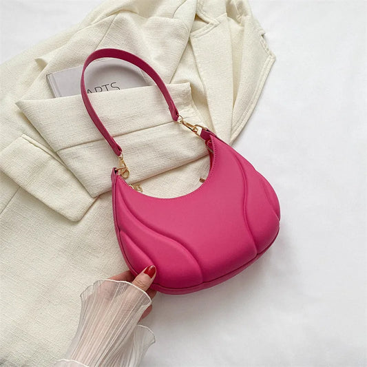 Retro PU Leather Saddle Bag for Women