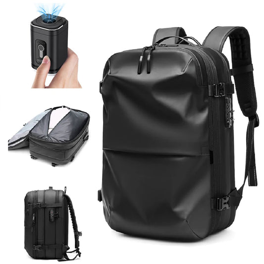 Men's 17-inch Laptop Backpack – Expandable Travel & Hiking Pack