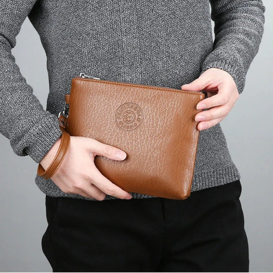 Men's PU Leather Clutch Wallet